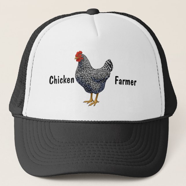 Casquette Black Barre Plymouth Rock Hen (Devant)