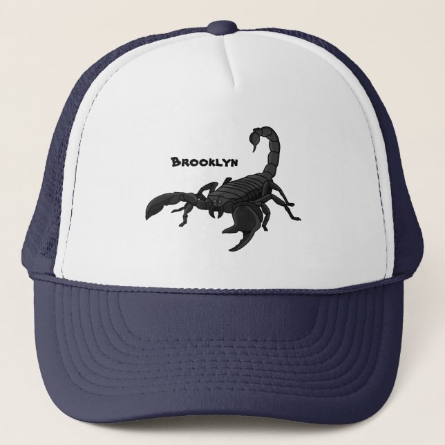 Casquette Black hungry scorpion (Devant)