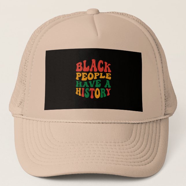 Casquette black_people_have_a_history_01 (Devant)