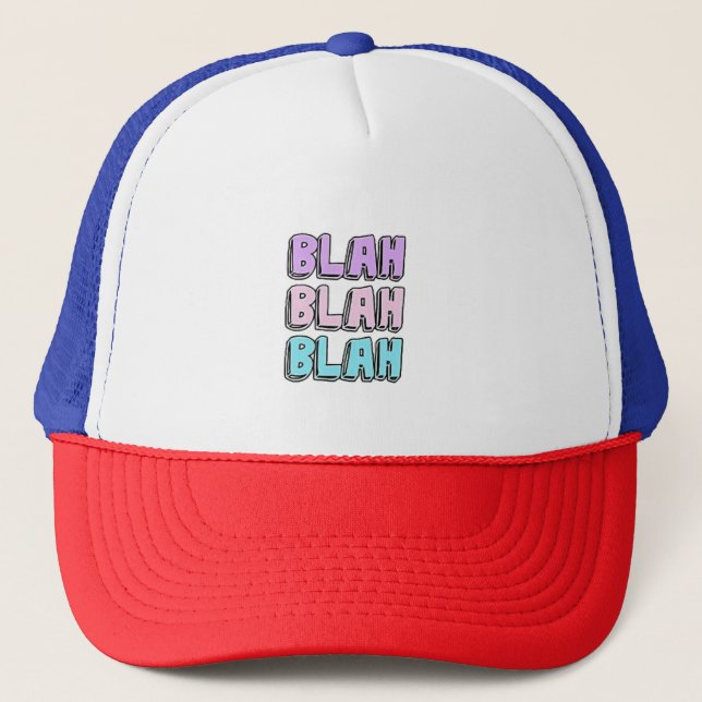 CASQUETTE BLAH BLAH BLAH CONCEPTION (Devant)