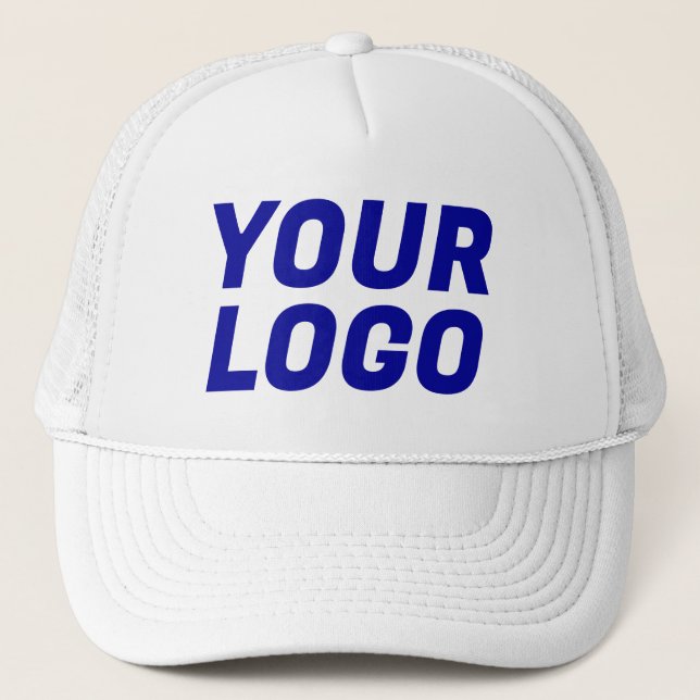 Casquette Blanc & Bleu SUR MESURE (Devant)