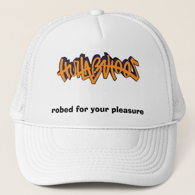 Casquette blanc de camionneur (Devant)