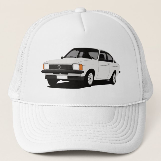 Casquette Blanc de coupé d'Opel Kadett C (Devant)