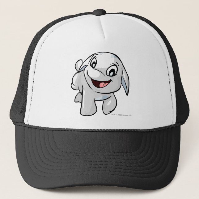 Casquette Blanc de Poogle (Devant)