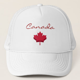 Casquette blanc du drapeau du Canada