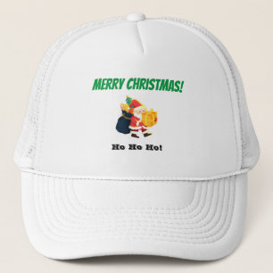 Casquette Blanc et Blanc Joyeux Noël Magic-Cap Top