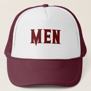Casquette Blanc et marron Couleur HOMME GARÇON HOMME texte