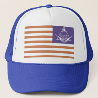 Casquette blanc et paranoïde rouges