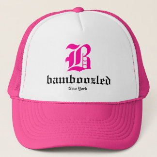 Casquette Blanc /Pink de chapeau du camionneur des femmes