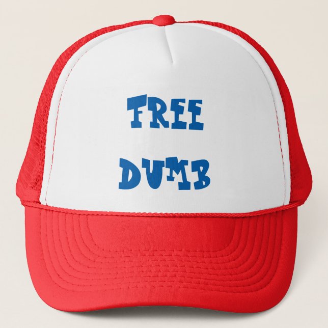CASQUETTE BLANC ROUGE & BLEUE TRUCKER HAT (Devant)