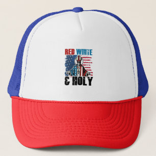 Casquette Blanc rouge et Saint-Pape Léon XIV, 4 juillet
