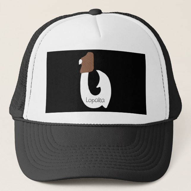 Casquette blanc simple d'hameçon (Devant)