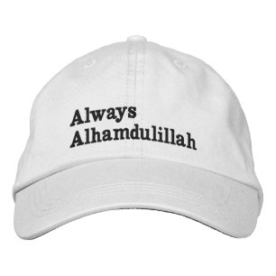 Casquette Blanche "Always Alhamdulillah"