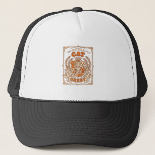 Casquette Blason de chat royal Chat Héraldique Armoiries Vin