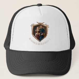Casquette Blason de Chevalier Médiéval Ancien Vintage