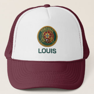 Casquette Blason de football personnalisé Portugal Nom perso