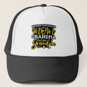 Casquette Blessed To Be Called Mama Grandma Et Great Grandma