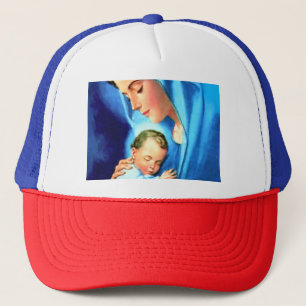 Casquette Blessed Virgin Mary with Baby Jesus