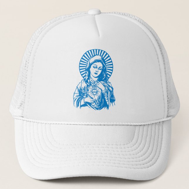 CASQUETTE BLESSEE VIRGIN MARY PAR EKLEKTIX DEVOTIONAL IMAGE (Devant)