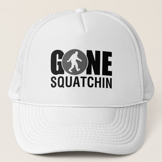 Casquette Bleu allé de Squatchin (Devant)
