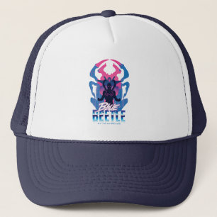 Casquette Bleu Beetle Rétrowave contre graphique