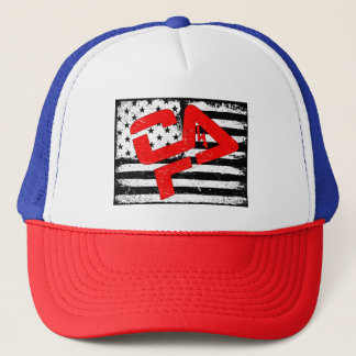 Casquette bleu blanc rouge de camionneur de CFHV