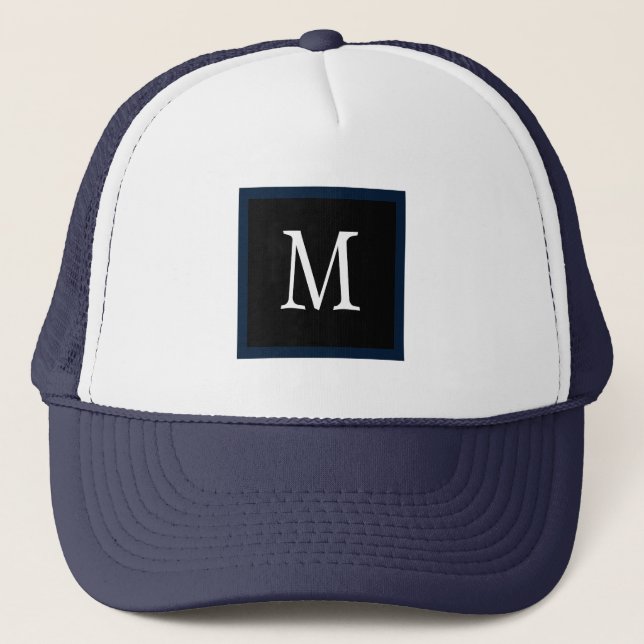 Casquette Bleu bleu marine simple première classique (Devant)