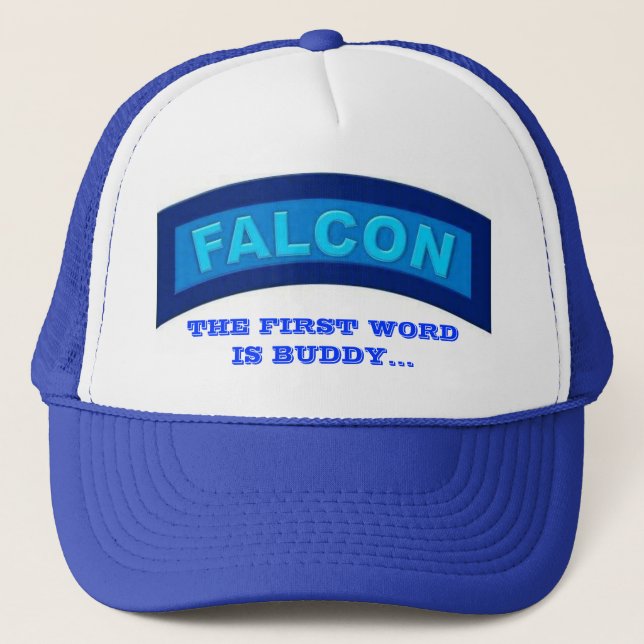 CASQUETTE BLEU DE FAUCON (Devant)