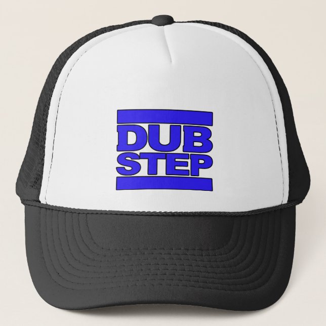 Casquette Bleu de logo de DUBSTEP (Devant)