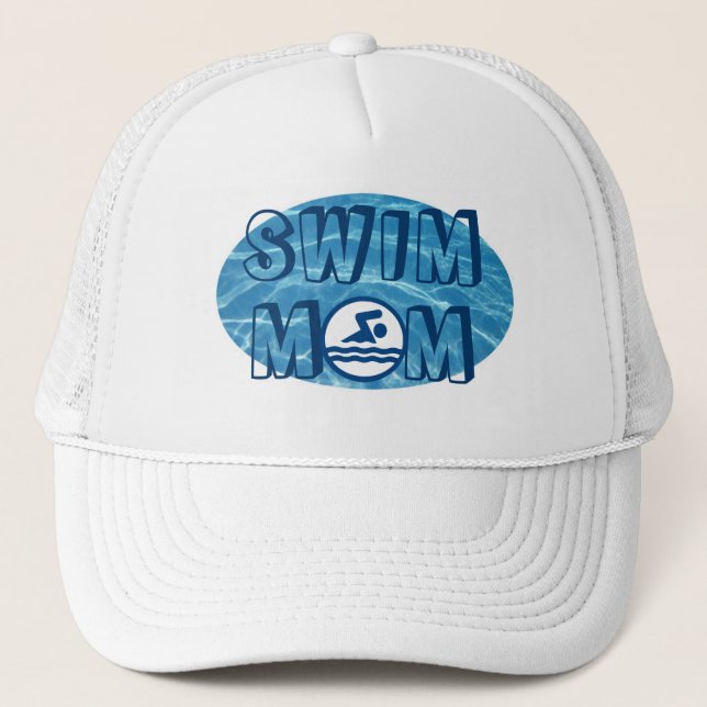 Casquette bleu de maman de bain de l'eau de (Devant)