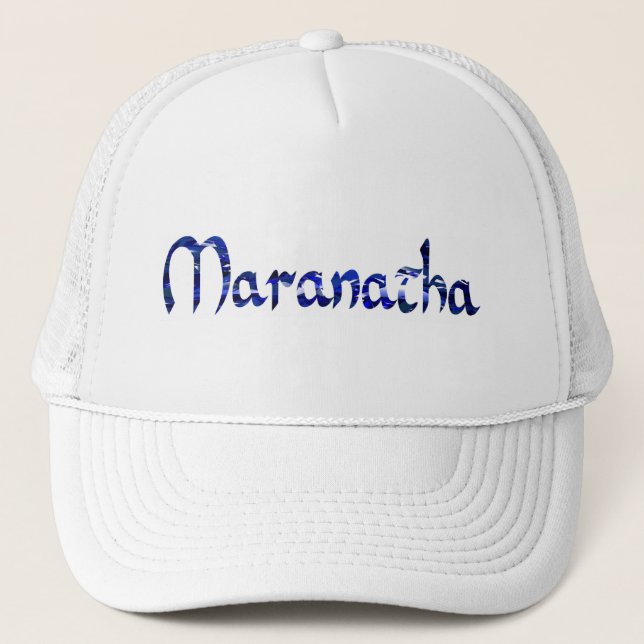 Casquette Bleu de Maranatha Effet (Devant)