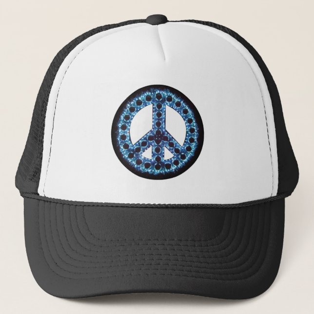 casquette bleu de paix (Devant)