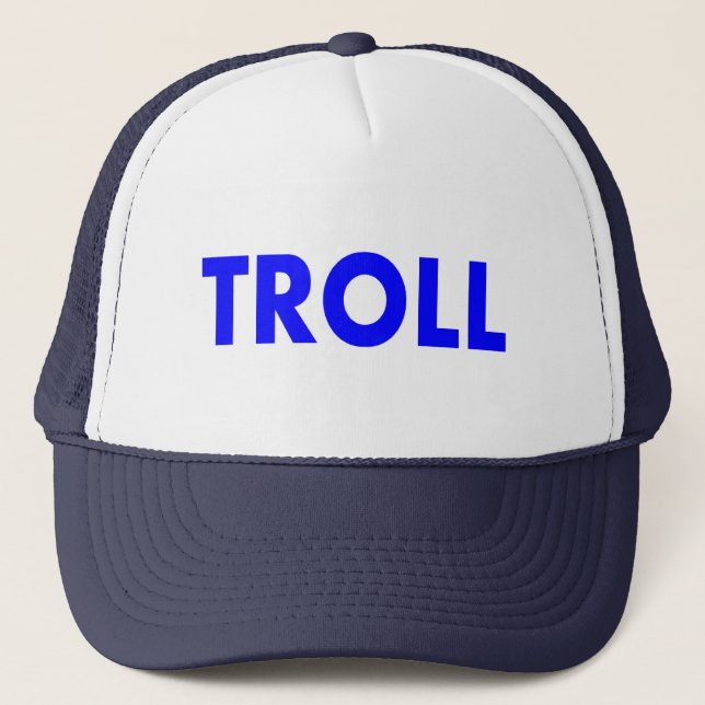 Casquette Bleu de Troll (Devant)