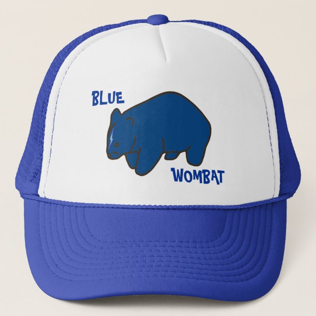 Casquette bleu de wombat (Devant)