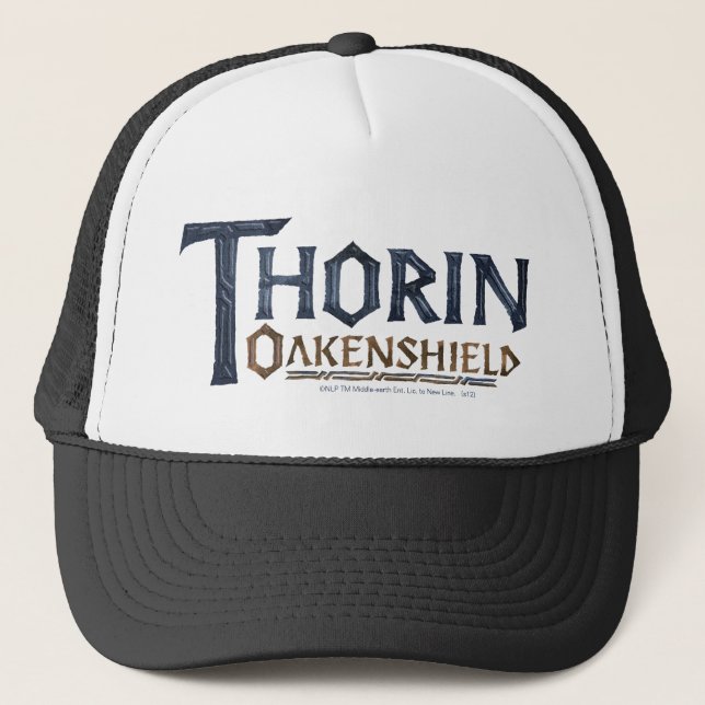 Casquette Bleu du logo THORIN OAKENSHIELD™ (Devant)