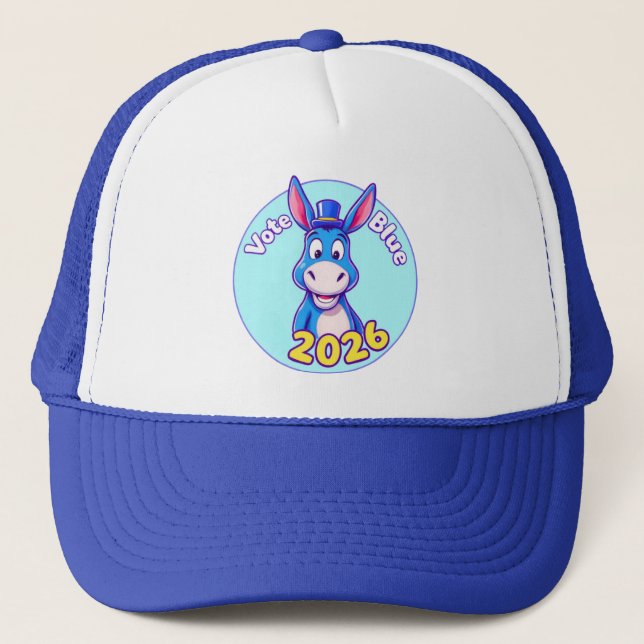 Casquette bleu du vote en 2026 (Devant)