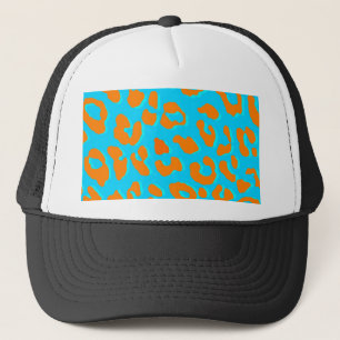 Casquette Bleu Empreinte de léopard
