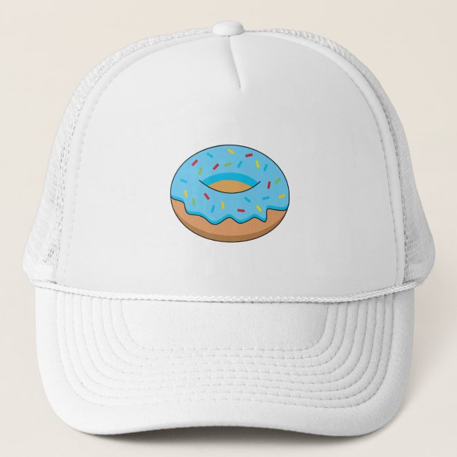 Casquette Bleu givré avec dessin à arroser (Devant)