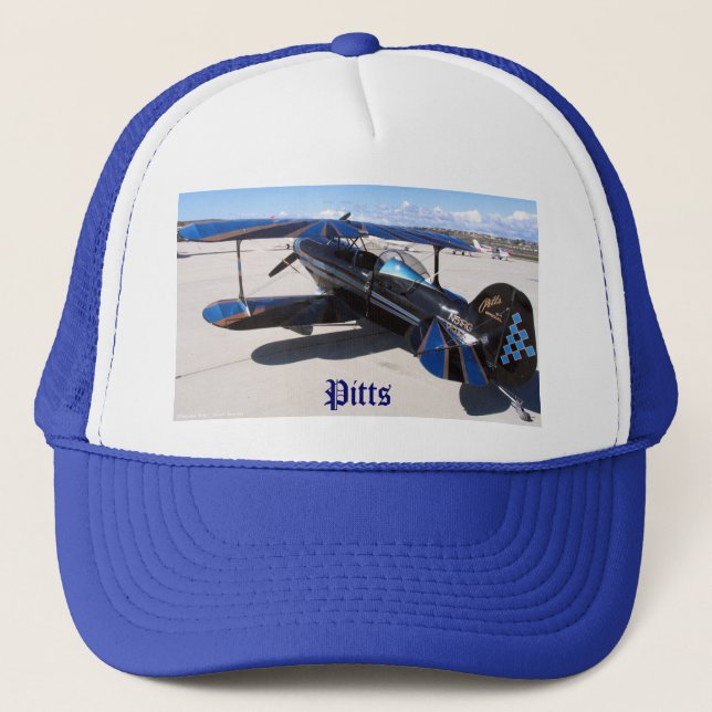 Casquette Bleu spécial de Pitts, Pitts (Devant)