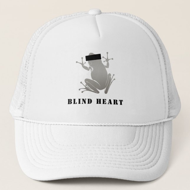 Casquette Blind Heart Censored Silver Frog CustomText (Devant)