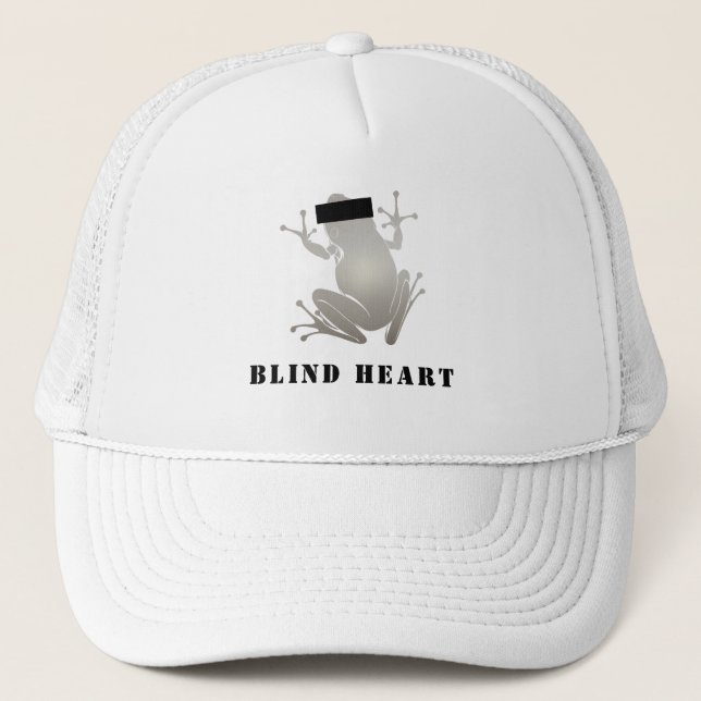 Casquette Blind Heart Censored Silver Frog CustomText (Devant)