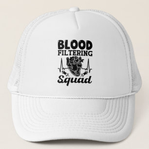 Casquette Blood filtring Squad Nephrology Dialysis Nurse