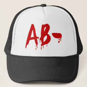 Casquette Blood Group AB- Negative #Horror Hospital