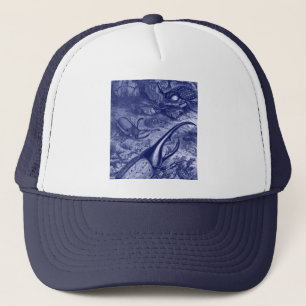 Casquette Blue Beetles Vintage Nature Imprimer