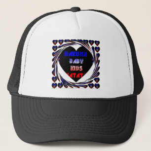 Casquette Blue Black Hakuna Matata Baby Kids Design.png