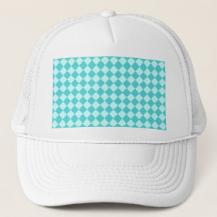 Casquette Blue Combination Diamond Motif par Shirley Taylor