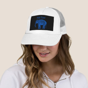 Casquette Blue Elephant Ajouter du texte imprimé élégant