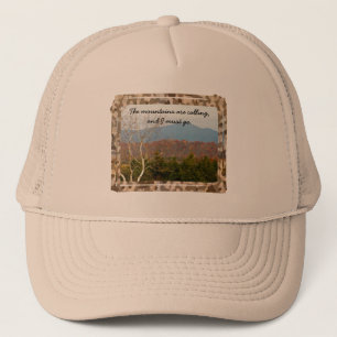 Casquette Blue Ridge Mountains appellent la nature de la