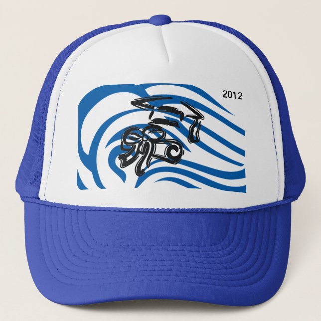 Casquette Blue Swirls 2012 - (Devant)