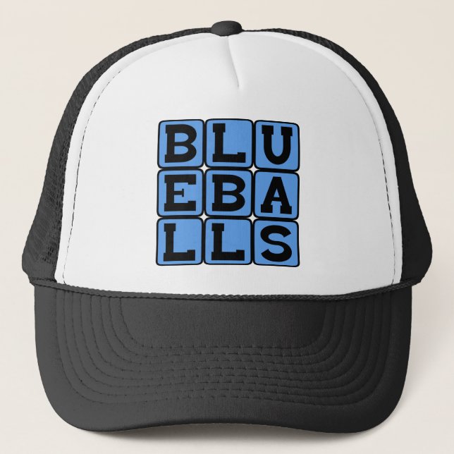 Casquette Blueballs, Boules bleues (Devant)